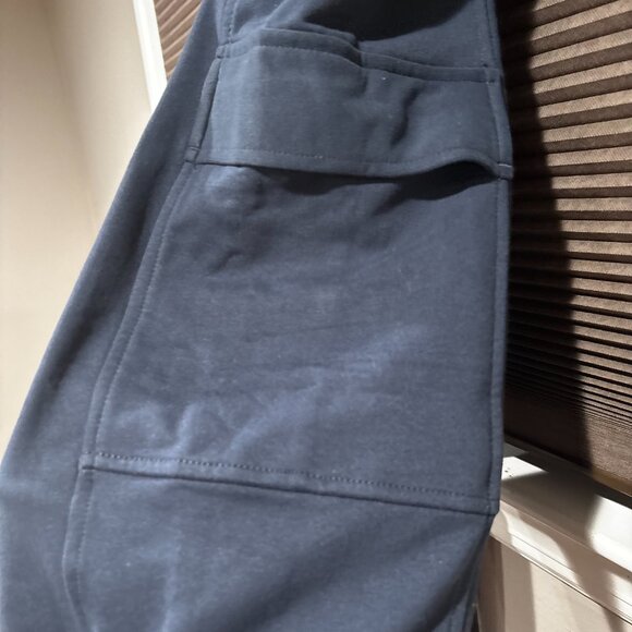 Athleta Women's Retroterry High Rise Wide Leg Cargo Pant Navy SZ: XL - Picture 4 of 12